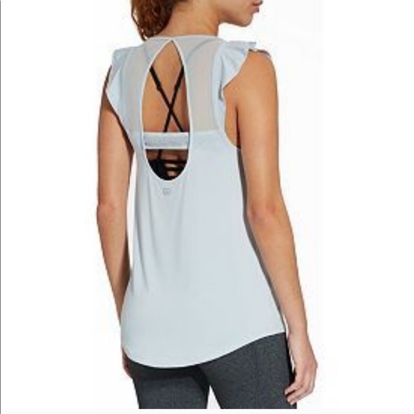 CALIA by Carrie Underwood Tops - Calia by Carrie Underwood | Ruffle Sleeve Tank Lg